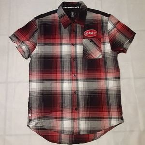 Born Fly Men's Short Sleeved Button Up Shirt